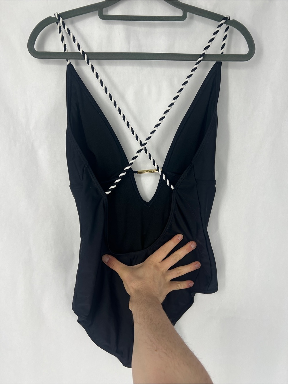 Ted Baker black Nolah Rope Tie Swimsuit 12 - Picture 8 of 12